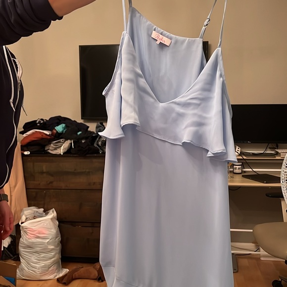 Parker blue flowy thin strapped dress. Worn once! - Picture 5 of 5